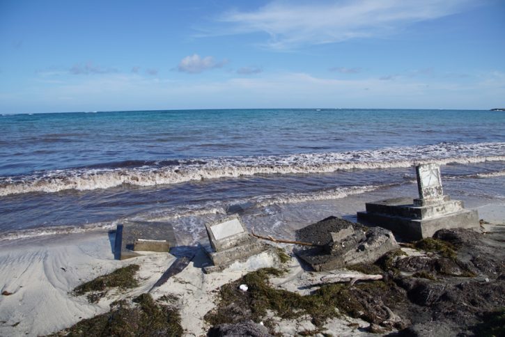 Le cimetière sous l'eau, Carriacou