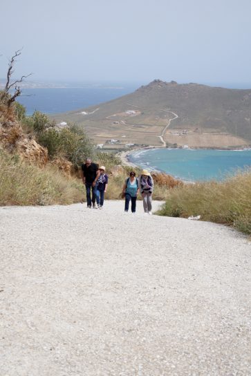 La montée vers Aghios Antonios