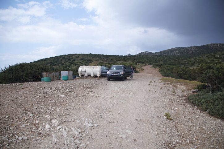 A la recherche de la plage de Monastiria, jamais trouvée en 2003 (pas mieux cette année)